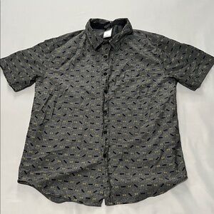 Batman Short Sleeve Button Down